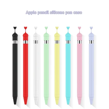 Силиконовый чехол для Apple Ipad Pencil 1 поколения с мультяшным мишкой, красочный защитный чехол от падения для Ipad, аксессуары, подарки