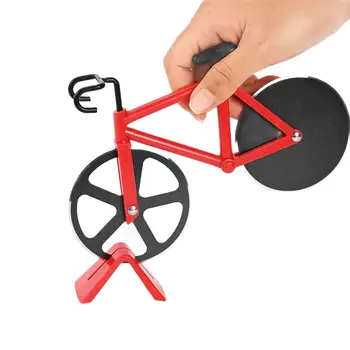 10шт Велосипедное колесо для резки пиццы, Двойные Режущие диски из нержавеющей стали, Кухонный Гаджет