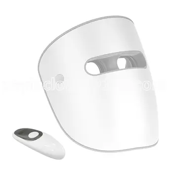 устройство для световой терапии, профессиональная светодиодная маска для красоты, 3-цветная светодиодная маска для ухода за кожей лица