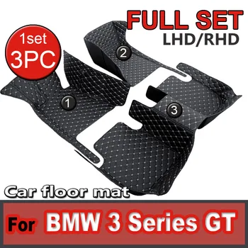 Автомобильные Коврики Для BMW 3 Серии GT Gran Turismo F34 2013 ~ 2018 Защитный Коврик Роскошный Кожаный Коврик Набор Автомобильных Аксессуаров
