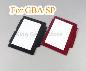 20 шт./лот, замена для GBA SP, красно-черная пластиковая защитная пленка для экрана, для игровой консоли Game Boy Advance SP, экранная панель